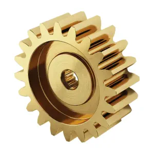 ServoCity Série 2305, Engrenage de Servo en Laiton, MOD 0.8 (Spline à 24 Dents, 20 Dents)