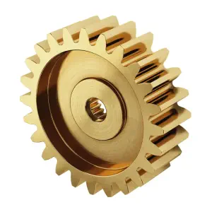 ServoCity 2305 Série Laiton, MOD 0.8, Engrenage Servo (25 Dents Crantage, 24 Dents)