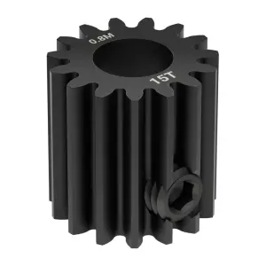 ServoCity Série 2303, Pignon MOD 0.8 (Alésage Rond 1/4", 15 Dents)