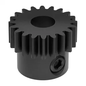 ServoCity Série 2303, Pignon MOD 0.8 (Alésage Rond 1/4", 20 Dents)