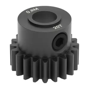 ServoCity Série 2303, Pignon MOD 0.8 (Alésage Rond 1/4", 20 Dents)