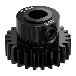 ServoCity 2303 Series Pignon MOD 0.8 (6mm D-Bore, 24 dents)