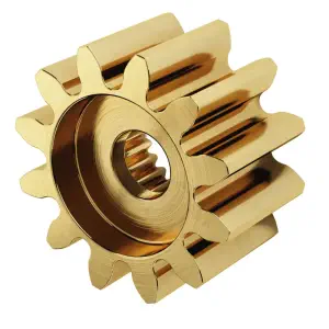ServoCity Série 2305, Engrenage de Servo en Laiton, MOD 0.8 (Spline à 25 Dents, 12 Dents)