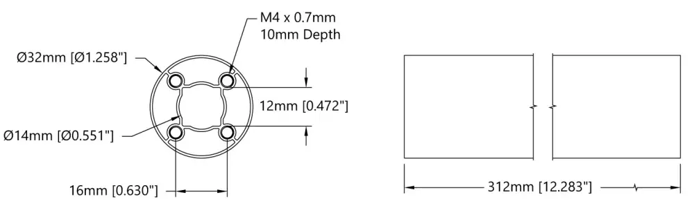 ServoCity 4103 Series goTUBE (312mm Length)