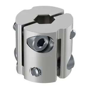 ServoCity Hyper Coupler Série 4007 (alésage 8mm REX™ à alésage 8mm REX)