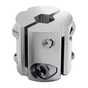 ServoCity Série 4007 Hyper Coupler (Alésage Rond de 8mm à Alésage REX™ de 8mm)