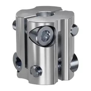 ServoCity Série 4007 Hyper Coupler (Alésage Rond de 6mm à Alésage Rond de 6mm)