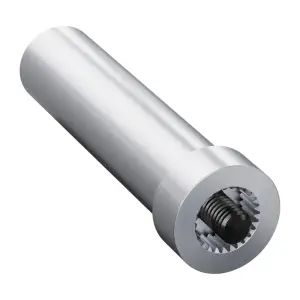 ServoCity Arbre de Servo Rond de 8mm (Crémaillère de 25 Dents, Longueur de 36mm)