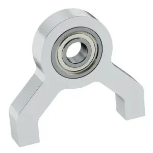 ServoCity 1-Side, 2-Post Pillow Block (6mm Bore)
