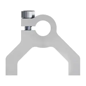 ServoCity 1400 Series 1-Side, 2-Post Clamping Mount (8mm Bore)