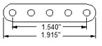 Aluminum Beam 1.54" (2pk)