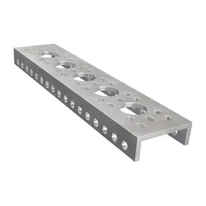ServoCity Série 1143 Mini U-Channel à Faible Côté (5 Trous, Longueur 144mm)