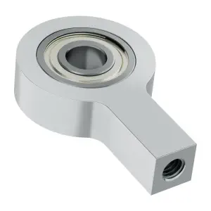 ServoCity Bloque de Almohada de 1 Lado, 1 Poste con Orificio de 6mm (Altura 24mm)