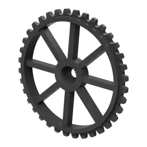ServoCity Pignon de Servo en Nylon 0.1227" Pitch, 36 Dents W/ 24 Dents Spline