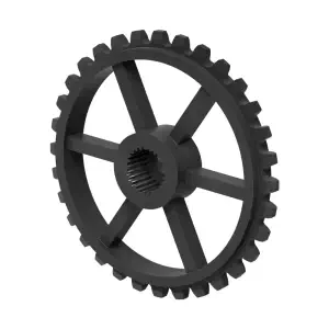 ServoCity Pignon de Servo en Nylon 0.1227" Pitch, 32 Dents W/ 25 Dents Spline