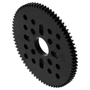 ServoCity Engrenage à Montage sur Moyeu de 74 Dents (MOD 0.8, Acétal de 4mm d'épaisseur)