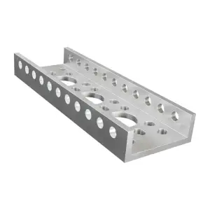 ServoCity Série 1143 Mini U-Channel à Faible Côté (3 Trous, Longueur 96mm)