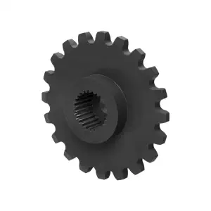 ServoCity Pignon de Servo en Nylon à 20 Dents, Pas de 0.1227 pouce, avec Spline à 25 Dents