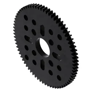 ServoCity Engrenage à Montage sur Moyeu de 72 Dents (MOD 0.8, Acétal de 4mm d'épaisseur)