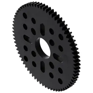 ServoCity Engrenage à Montage sur Moyeu de 70 Dents (MOD 0.8, Acétal de 4mm d'épaisseur)