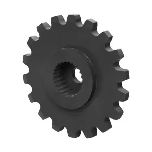 ServoCity Pignon de Servo en Nylon à 18 Dents, Pas de 0.1227", avec Spline à 24 Dents