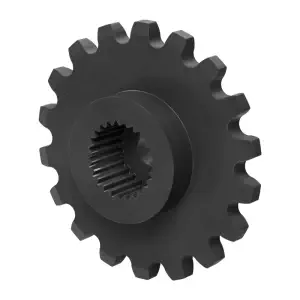 ServoCity Pignon de Servo en Nylon à 18 Dents avec Pas de 0.1227" et Spline à 25 Dents