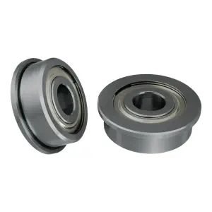 ServoCity 5mm ID Flanged Ball Bearing (14mm OD, 5mm Thickness) - 2 Pack