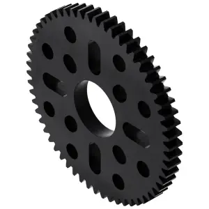 ServoCity Engrenage de montage sur moyeu 58 dents (MOD 0.8, Acétal 4mm d'épaisseur)