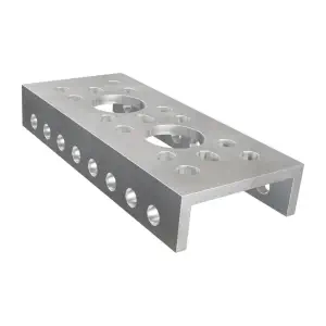 ServoCity Série 1143 Mini U-Channel à Faible Côté (2 Trous, Longueur 72mm)