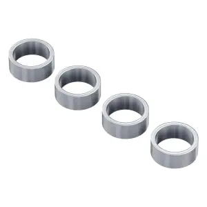 ServoCity Entretoise de 12mm ID (15mm OD, Longueur 6mm) - Pack de 4