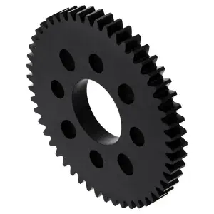 ServoCity Engrenage à montage sur moyeu 50 dents (MOD 0.8, Acétal 4mm d'épaisseur)