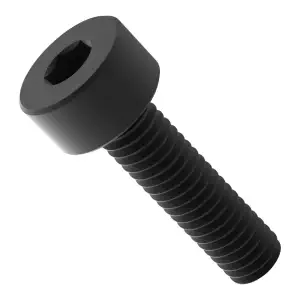 ServoCity Vis à tête cylindrique à six pans creux M2.6 x 0.45mm en oxyde noir (Longueur 10mm) - Pack de 6 pcs