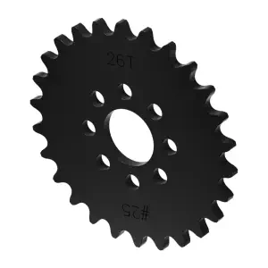 Piñón de Acetal ServoCity con Montura en Buje, Paso #25 (Agujero de 14mm, 26 Dientes)