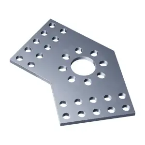 ServoCity Série 1108, Support à Motif Plat (2-1)