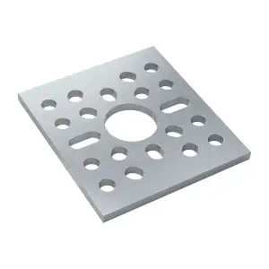 ServoCity Série 1123 Plaque à Motif (1 x 1 Trou, 43 x 48mm)
