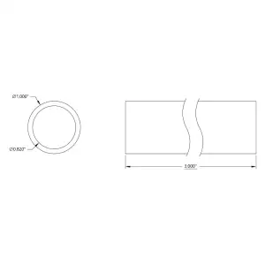 ServoCity Tubing 1.00" x 3.00"