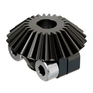 ServoCity Engrenage conique à serrage (6mm D-Bore, 24 dents, MOD 1)