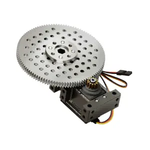 ServoCity Shark-9 Servo Boite de Vitesses (1,26 sec/60°, 8 RPM, 4248oz-in Couple, 280° Rotation) - Mode Continu