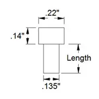 3/4" 6-32 Socket Head Machine Screw (25pk)