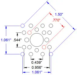 Actobotics 45° Dual Angle Support Channel