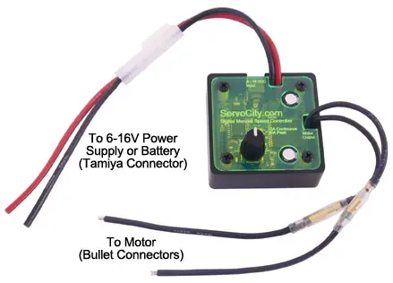 Controlador de Velocidad Digital Manual de 10A