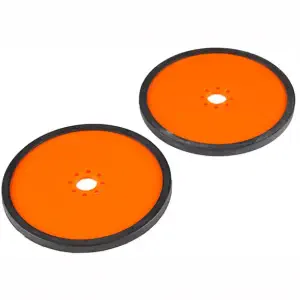 Roues de Précision 4" Orange (Paire) Actobotics