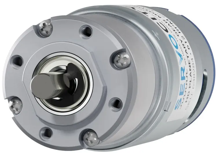 612 RPM HD Premium Planetary Gear Motor Front View