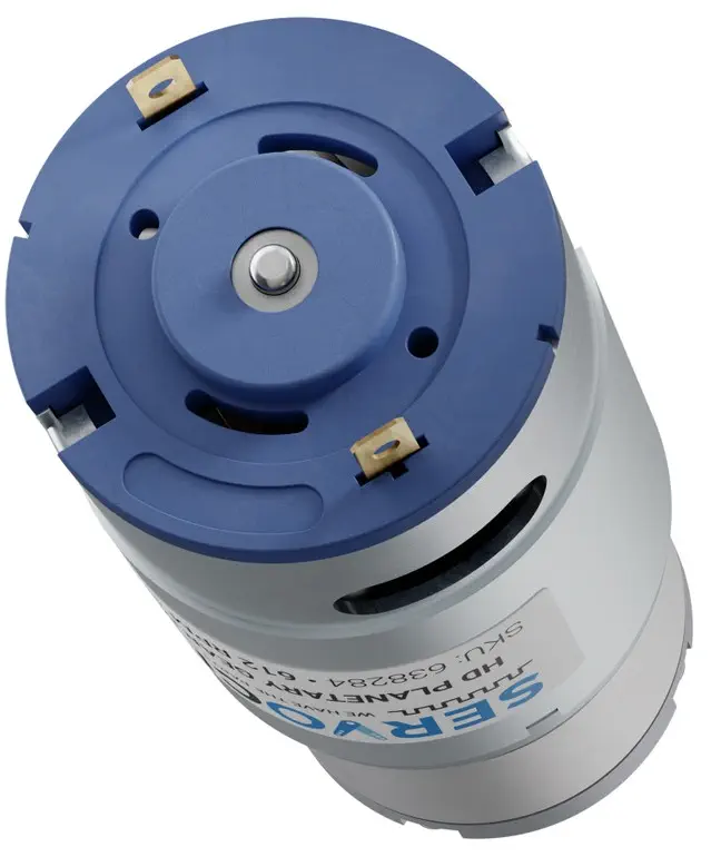 612 RPM HD Premium Planetary Gear Motor Back View