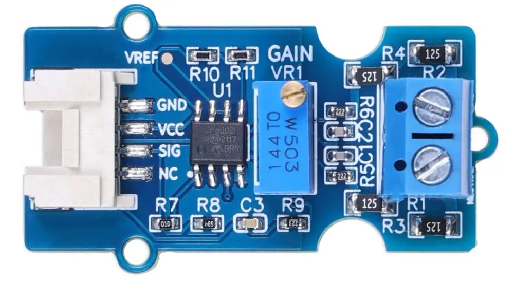 Sensor de Voltaje AC Grove MCP6002 de SeeedStudio