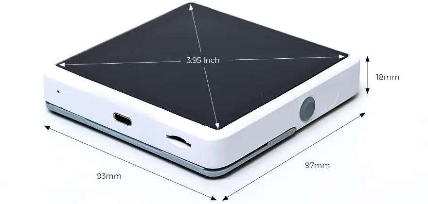 Sensecap Indicator D1Pro, Plateforme de développement IoT avec écran tactile de 4 pouces, alimentée par ESP32S3/RP2040