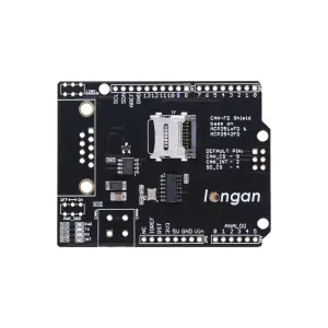 Shield CAN FD para Arduino, Sub-D de 9 Pines, SPI, Pinouts OBD-II/CAN Seleccionables