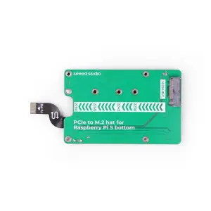 SeeedStudio PCIe vers M.2 HAT pour Raspberry Pi 5, Support NVMe SSD, Support Hailo 8 / 8L