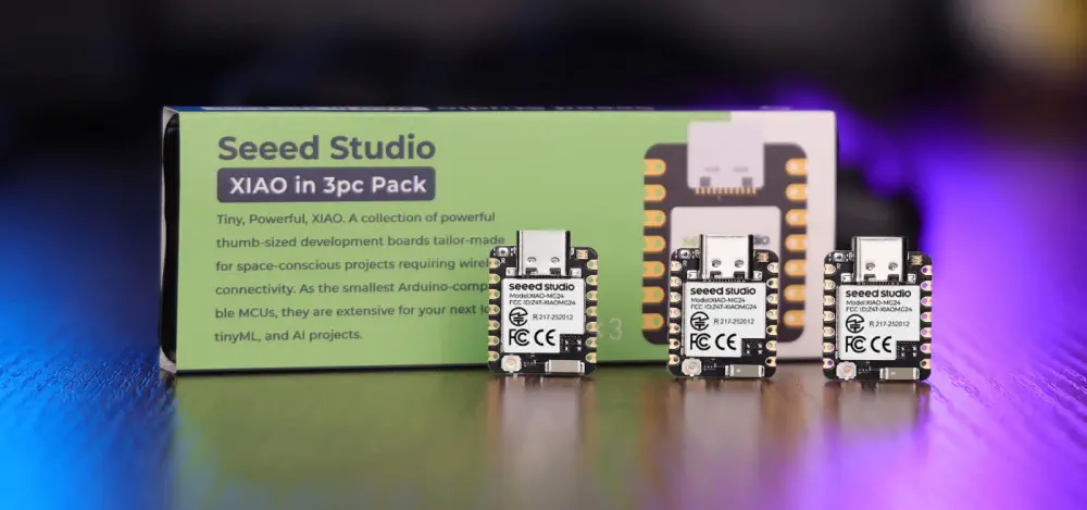 Seeed Studio XIAO MG24, 2x 7-Pin Header, unmontiert (3x)