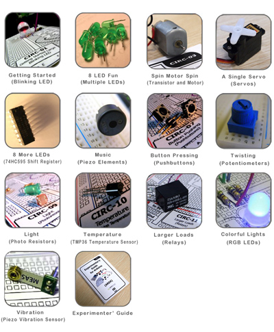 SeeedStudio ARDX Arduino Starter Kit- Click to Enlarge